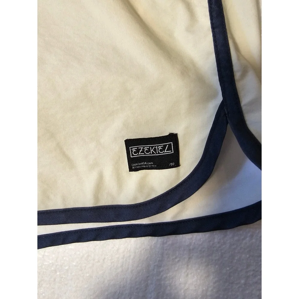 Ezekiel‎ Mens Striped Board Shorts Tan Navy Yellow Size 38 ER221095N Swim Trunks